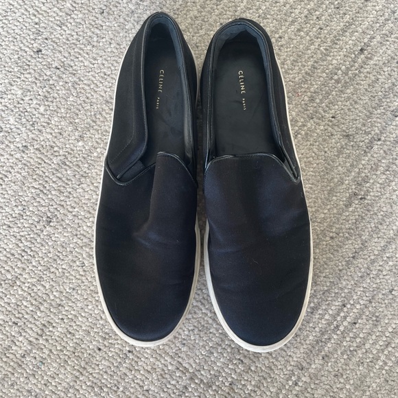 Celine Black Satin Slip-on - Picture 3 of 7